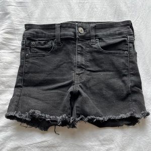 American Eagle, black shorts, size 2